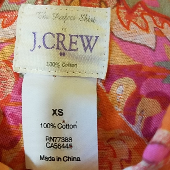 (XS) J.Crew The Perfect Fit Shirt Machine Wash - Picture 6 of 6